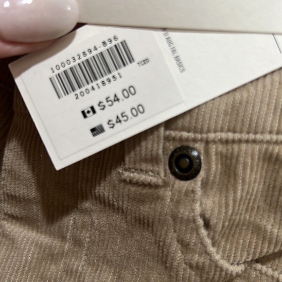 JANIE and JACK Tan corduroy trousers size 3T - NWT - Picture 3 of 4